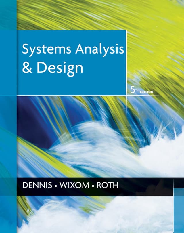 کتاب Systems Analysis and Design