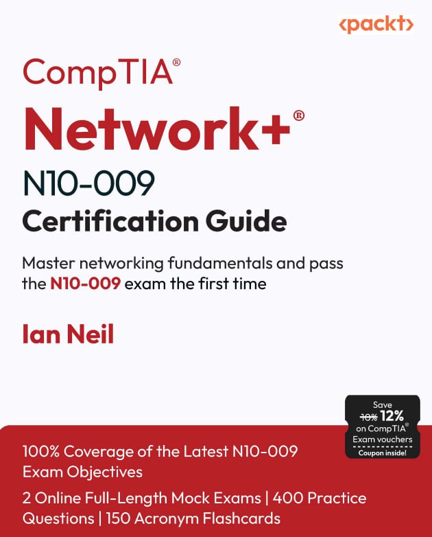 کتاب CompTIA Network+ N10-009 Certification Guide