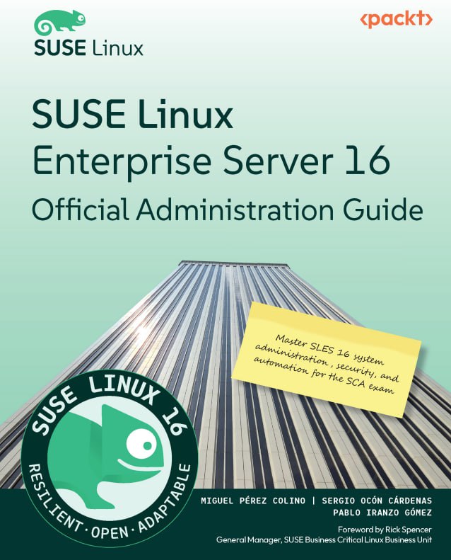کتاب SUSE Linux Enterprise Server 16 Official Administration Guide
