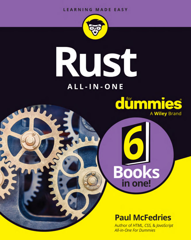کتاب Rust All-in-One For Dummies